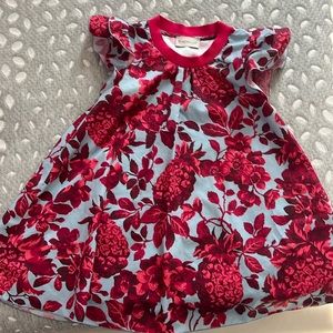 Moncler girls floral dress, made in Italy.